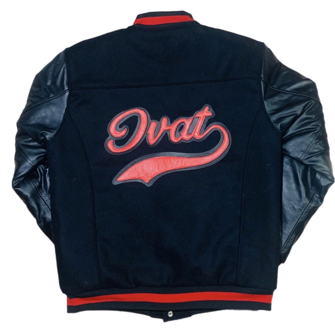 D1 Varsity Bomber Black/Red