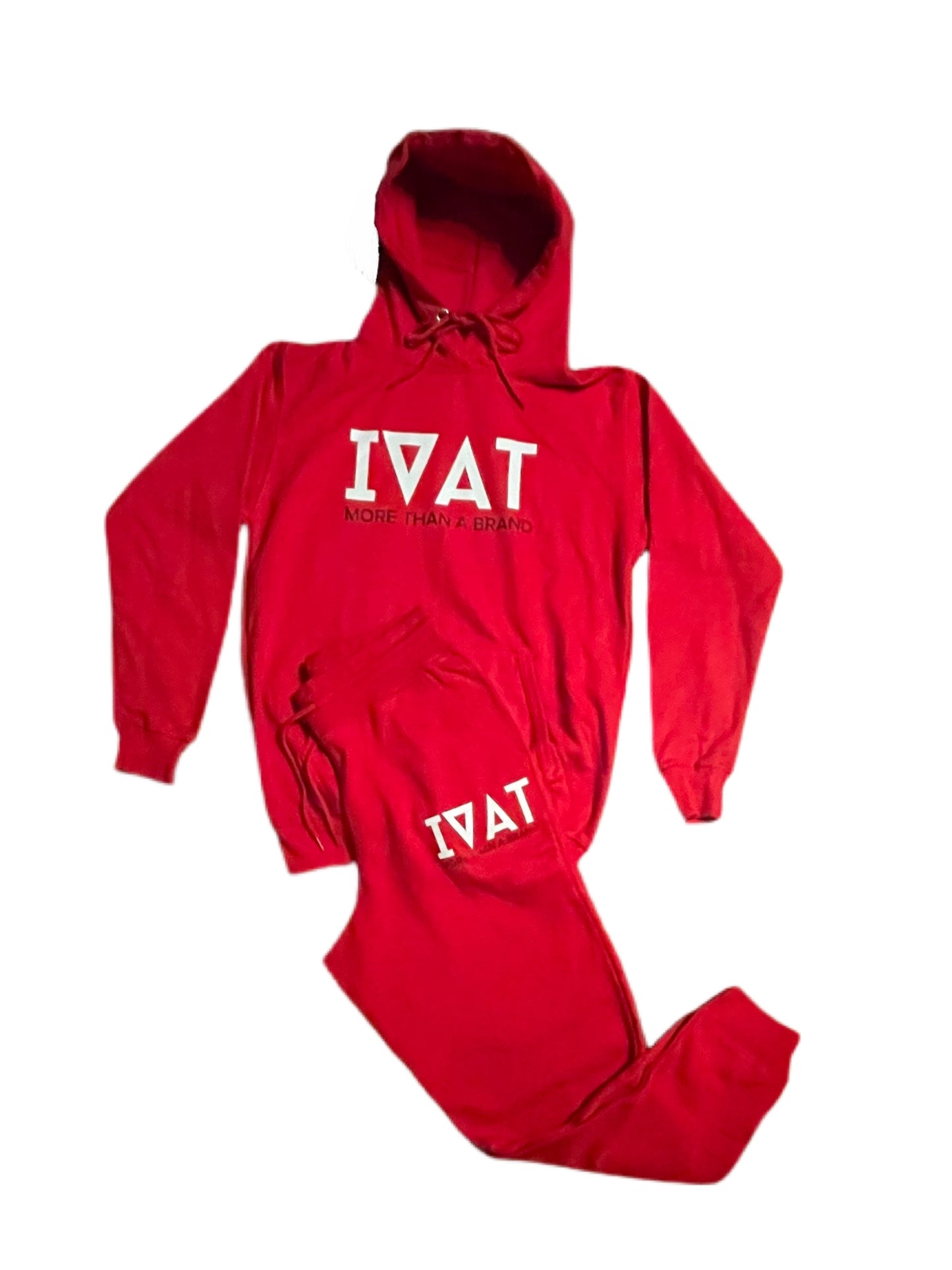 Classic Hoodie Sweatsuit Red