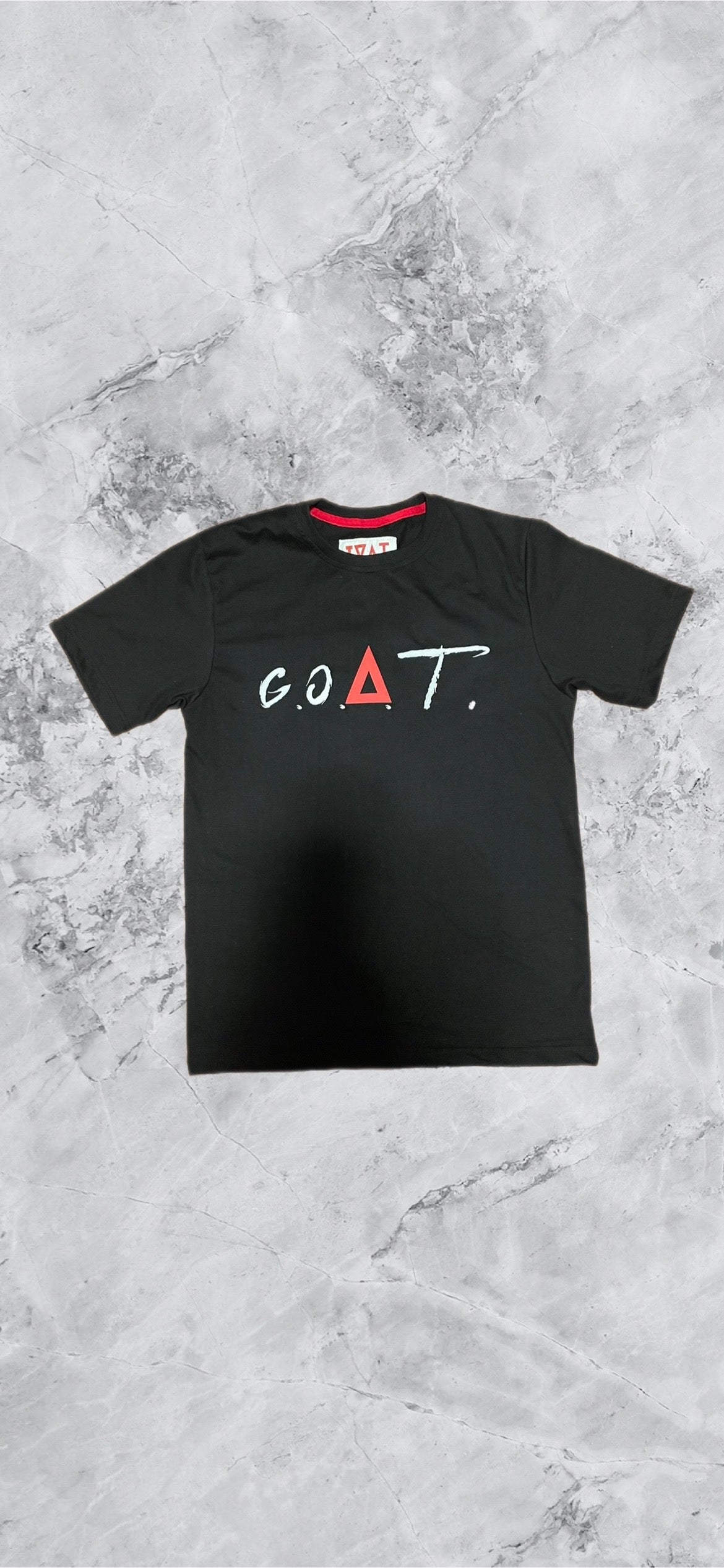 Youth Red Serious G.O.A.T. Tee