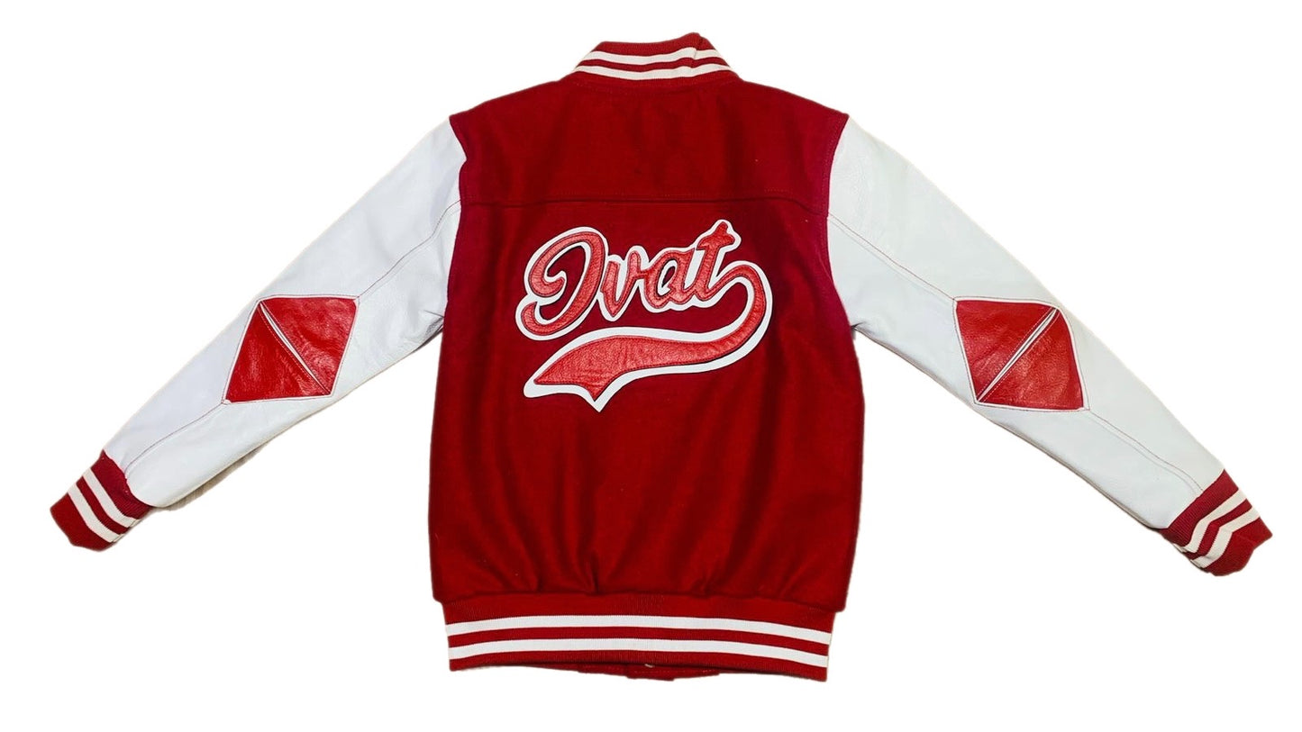 D1 Varsity Bomber Red